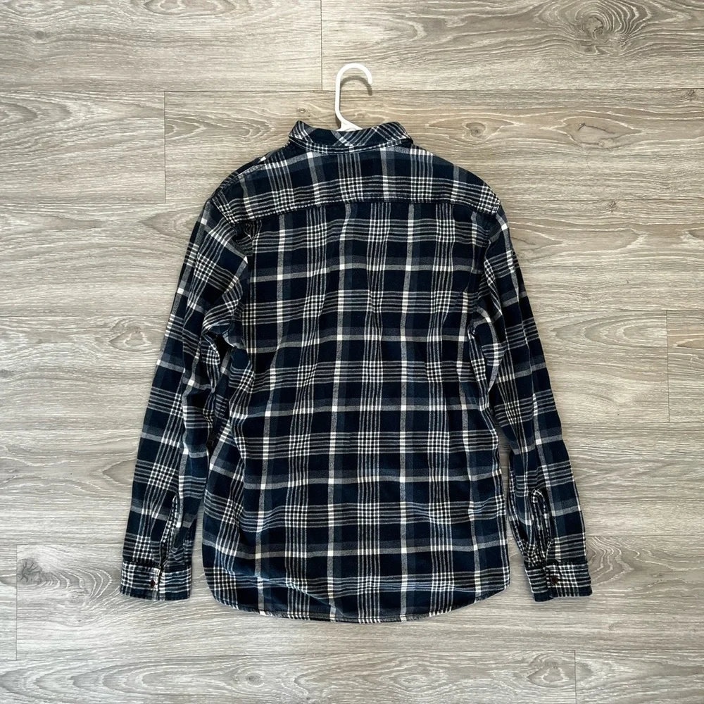 Quicksilver / L / Navy Blue Flannel / Like New 🌴 - Picture 3 of 6